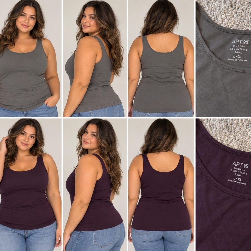 💕 APT. 9 Modern Essentials L/XL Tank Top Bundle – 2 Piece